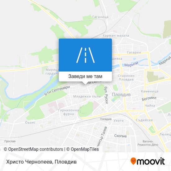 Христо Чернопеев карта