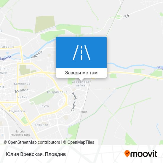 Юлия Вревская карта