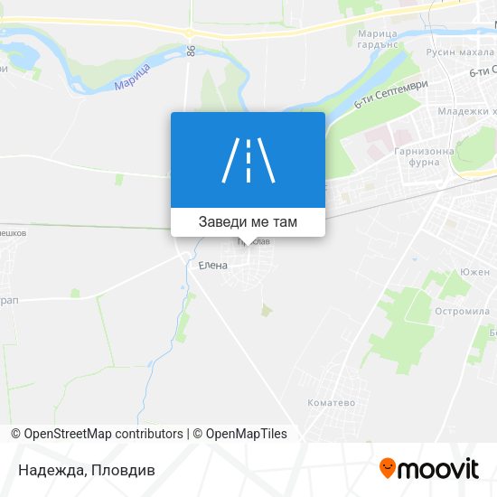 Надежда карта