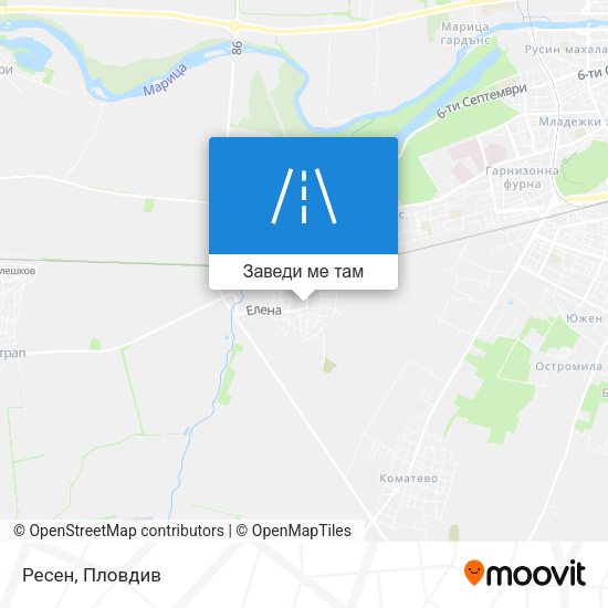 Ресен карта