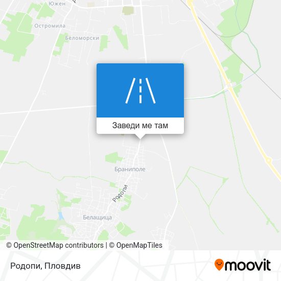 Родопи карта