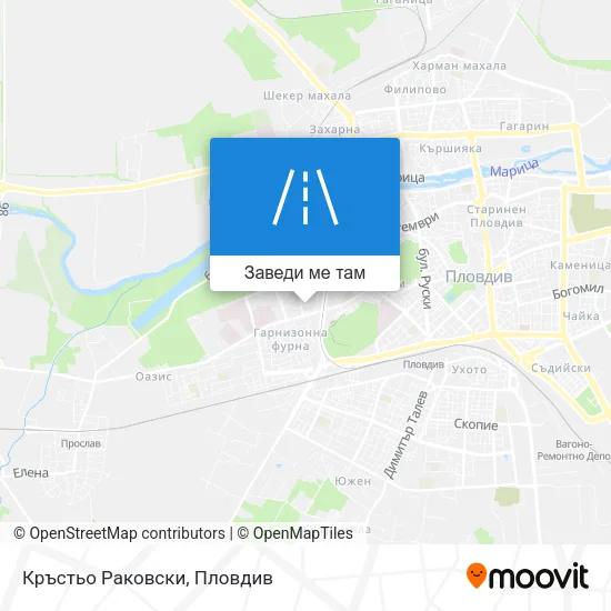 Кръстьо Раковски карта