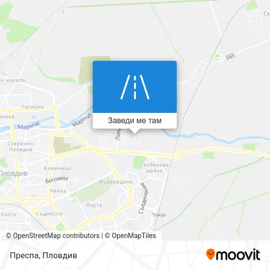 Преспа карта