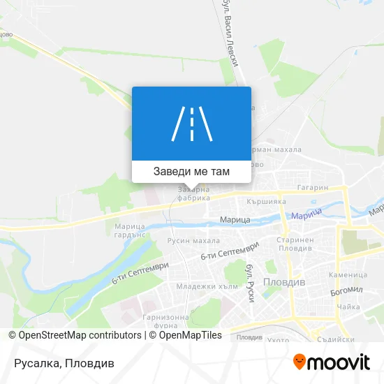 Русалка карта