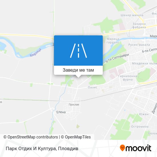 Парк Отдих И Култура карта