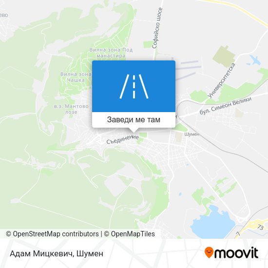 Адам Мицкевич карта