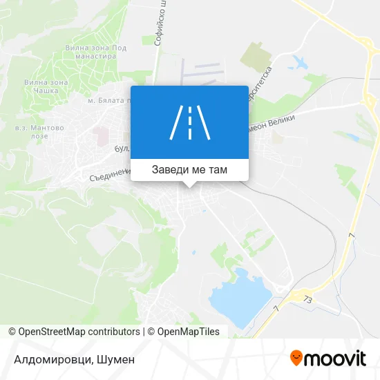 Алдомировци карта