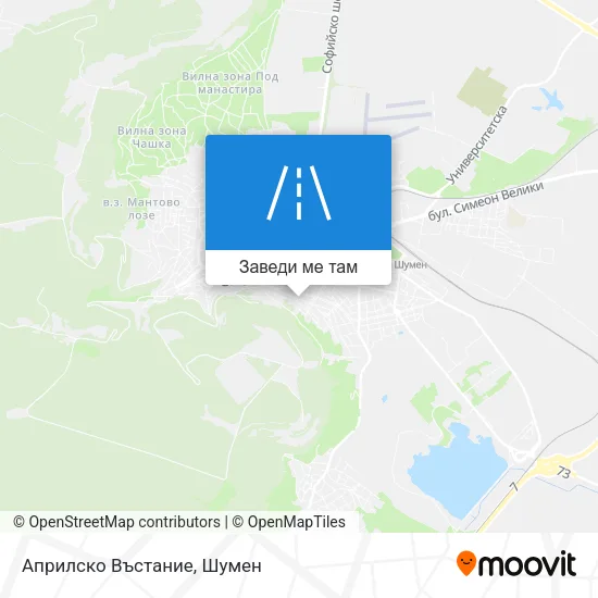 Априлско Въстание карта