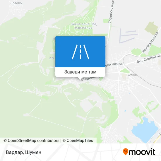 Вардар карта