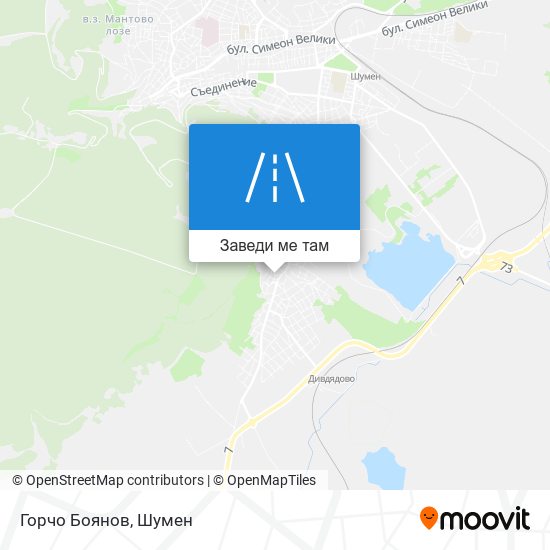 Горчо Боянов карта