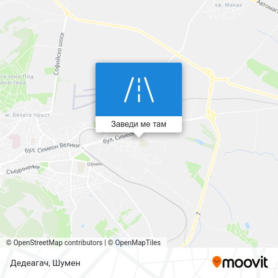 Дедеагач карта