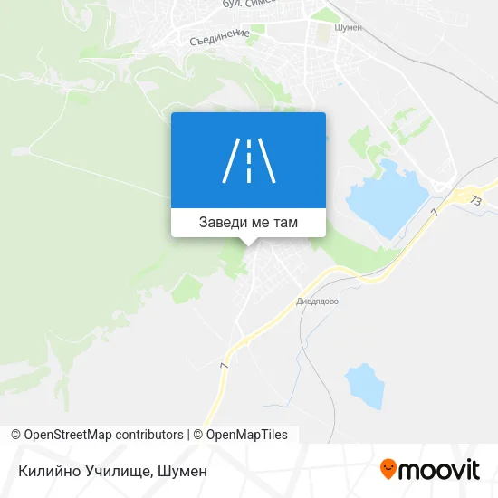 Килийно Училище карта