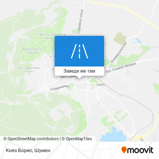 Княз Борис карта