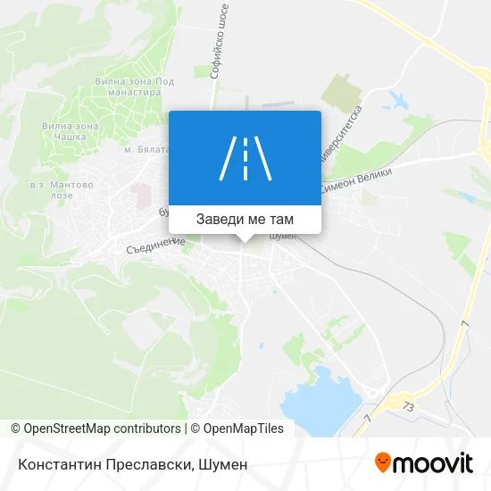 Константин Преславски карта