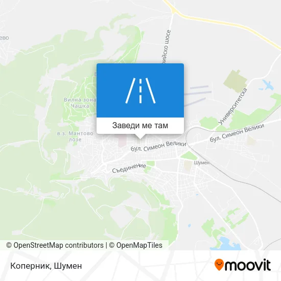 Коперник карта