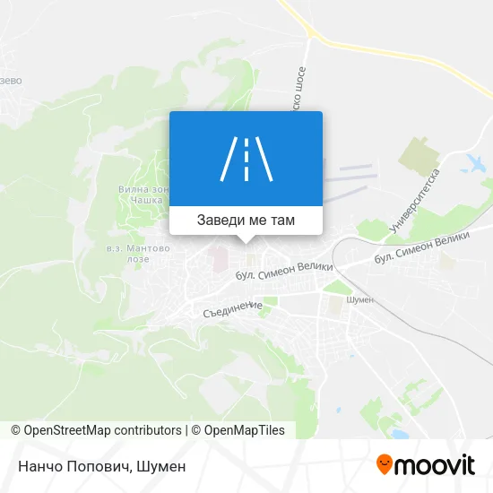 Нанчо Попович карта