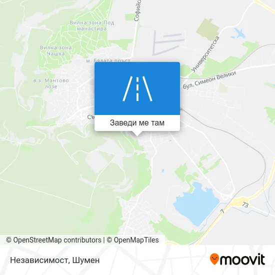 Независимост карта