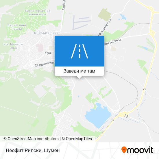 Неофит Рилски карта