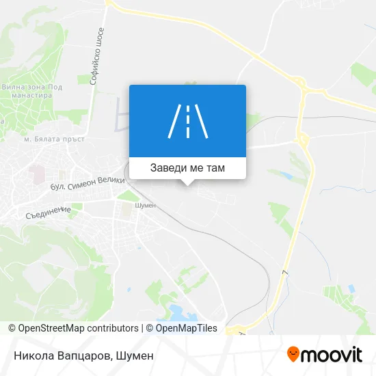 Никола Вапцаров карта