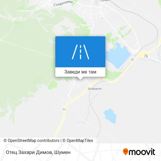 Отец Захари Димов карта