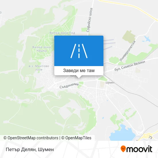 Петър Делян карта