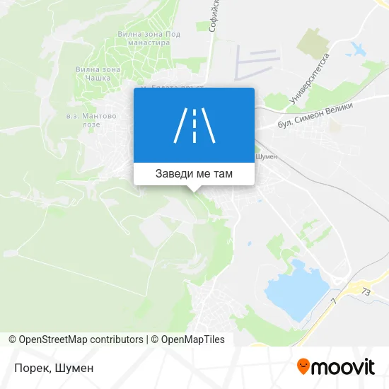 Порек карта