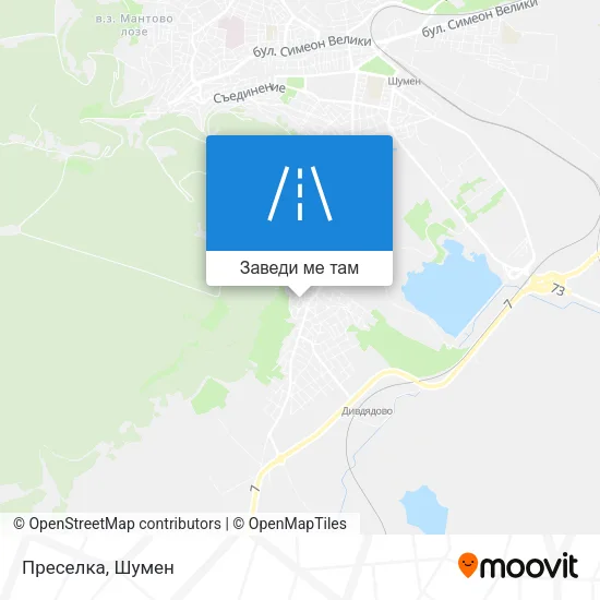 Преселка карта