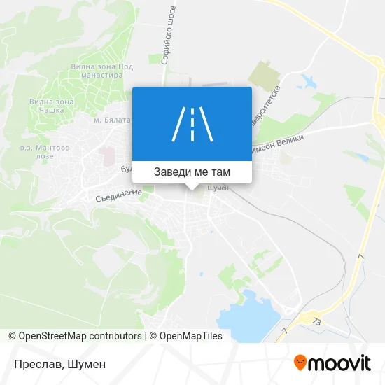 Преслав карта