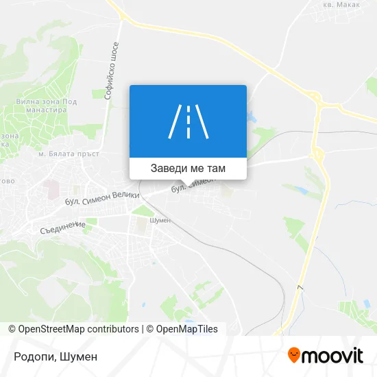 Родопи карта