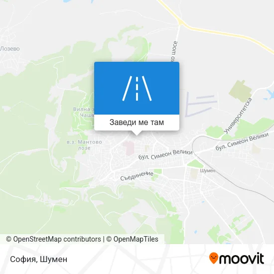 София карта