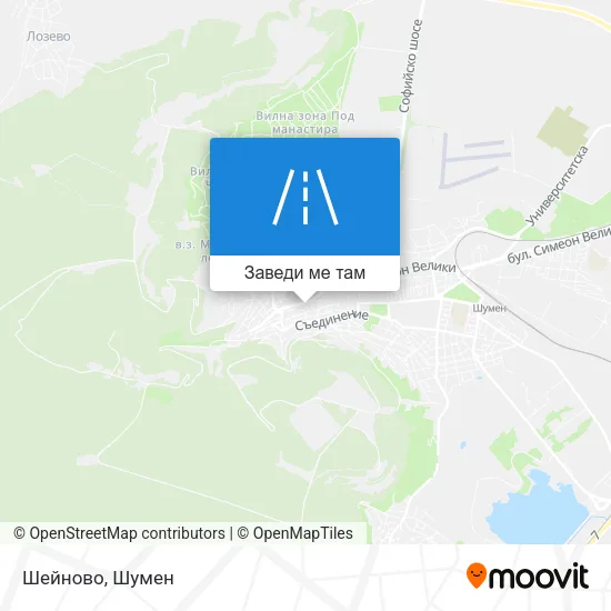 Шейново карта