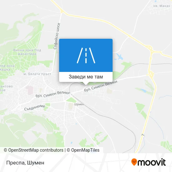 Преспа карта