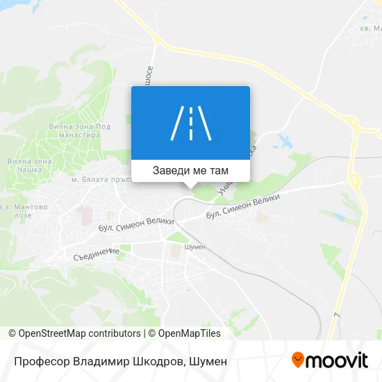 Професор Владимир Шкодров карта