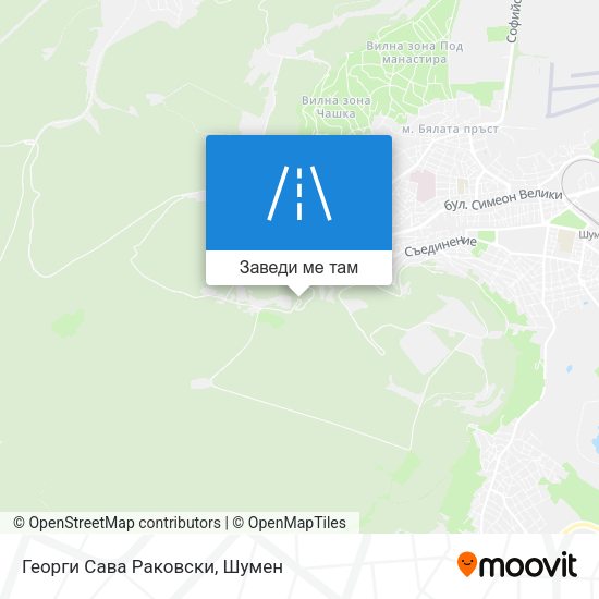 Георги Сава Раковски карта