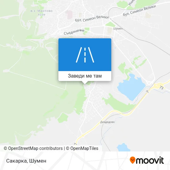 Сакарка карта