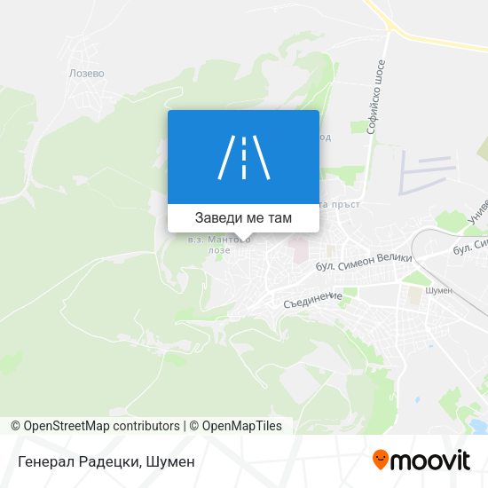 Генерал Радецки карта