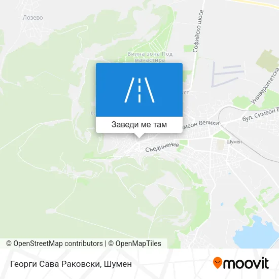 Георги Сава Раковски карта