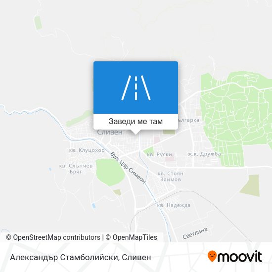 Александър Стамболийски карта