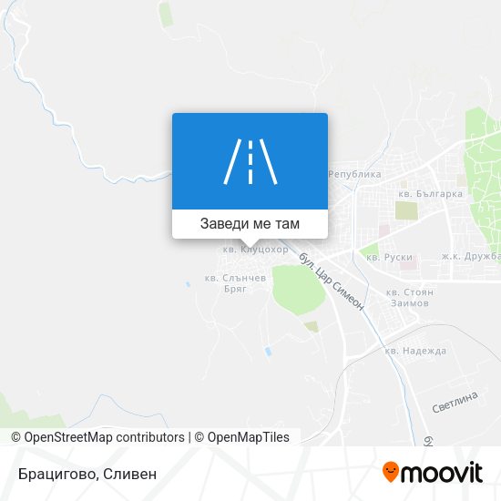 Брацигово карта