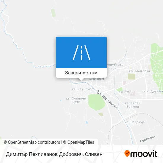 Димитър Пехливанов Добрович карта