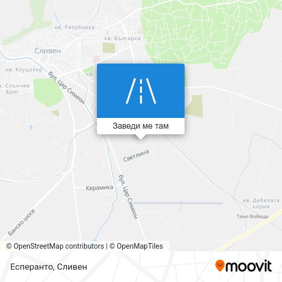 Есперанто карта