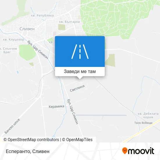 Есперанто карта