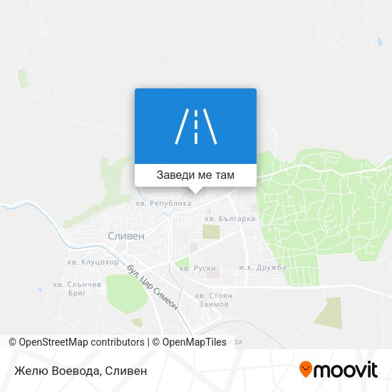 Желю Воевода карта