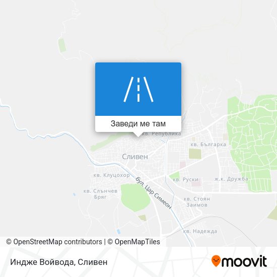 Индже Войвода карта