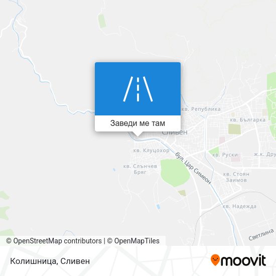 Колишница карта