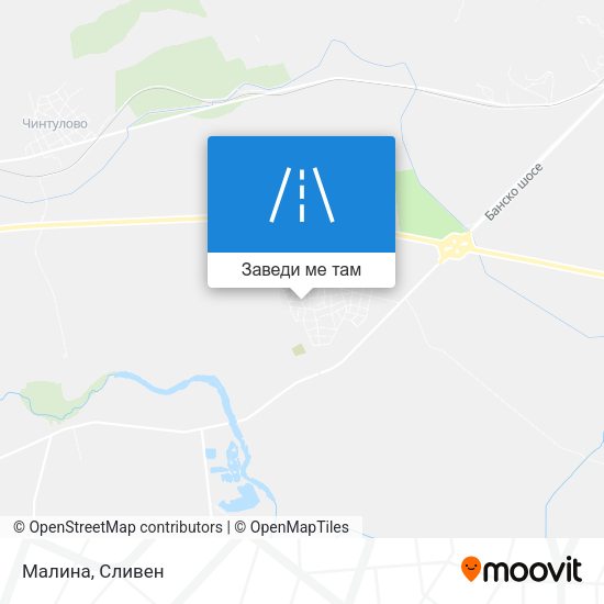 Малина карта