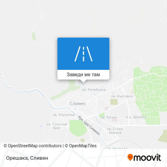 Орешака карта