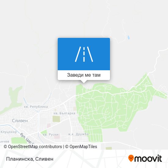Планинска карта