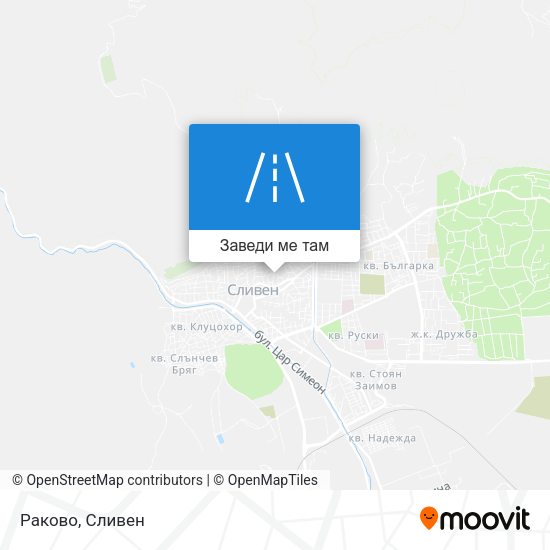 Раково карта