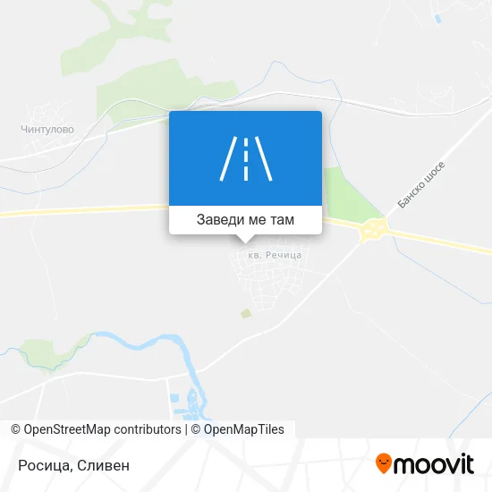 Росица карта